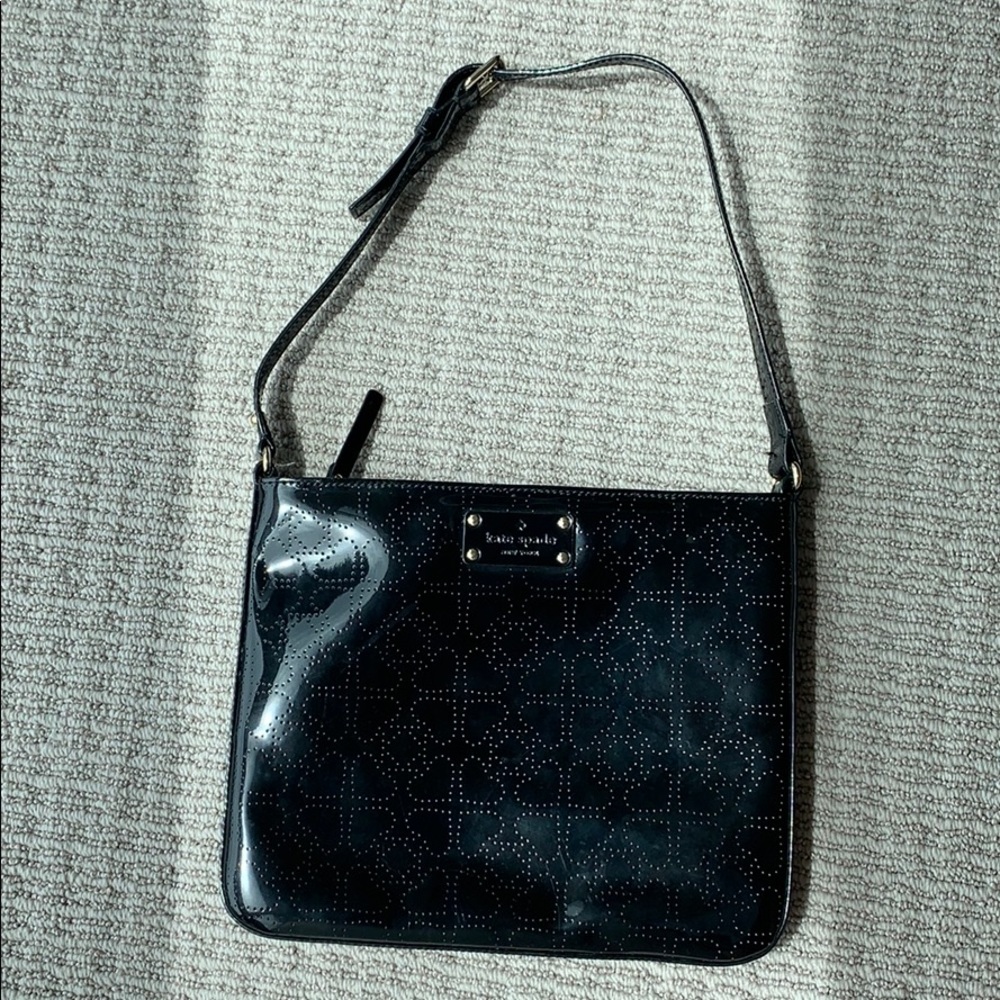 Kate Spade Black Vinyl Purse